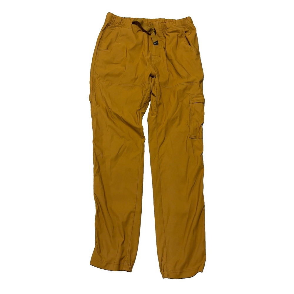 prAna Mens M Stretch Zion E-Waist Pants II Sepia Brown Outdoor Cargo Standard